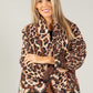 Leopard Print Quilted Jacket