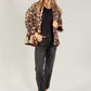 Leopard Print Quilted Jacket