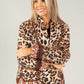 Leopard Print Quilted Jacket