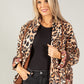 Leopard Print Quilted Jacket