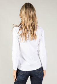 Long Sleeve Polo Top