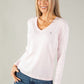 V Neck Long Sleeve Top