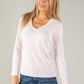 V Neck Long Sleeve Top