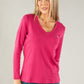 V Neck Long Sleeve Top