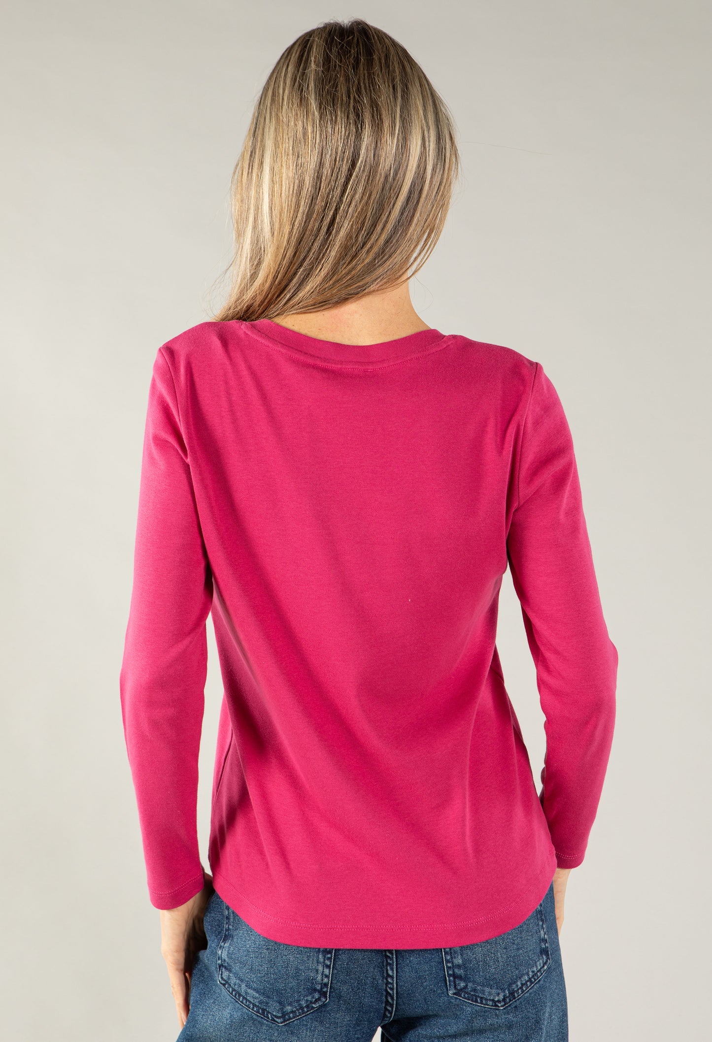 V Neck Long Sleeve Top