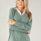 Two in One Super Soft V Neck Pullover