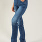 "Ab"solution® Artisanal Blue Denim Itty Bitty Bootcut Jeans