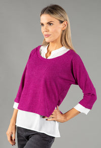 2 in 1 Look Knit Pullover