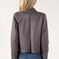 Suedette Biker Jacket