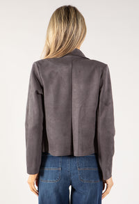 Suedette Biker Jacket