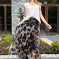 Leopard Tulle Skirt