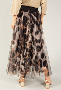 Leopard Tulle Skirt