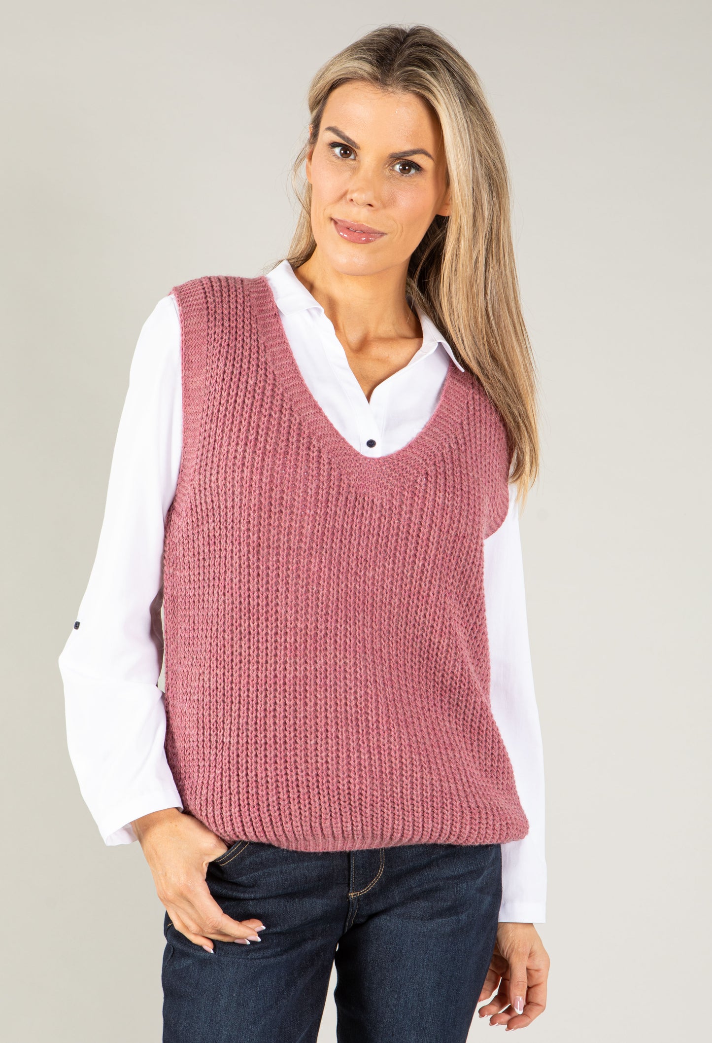 Soft V Neck Sweater Vest