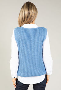 Soft V Neck Sweater Vest