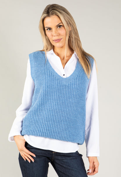 Soft V Neck Sweater Vest