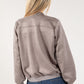 Suedette Bomber Jacket