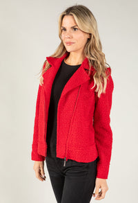 Boiled Wool Biker Jacket