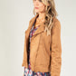 Suedette Biker Jacket