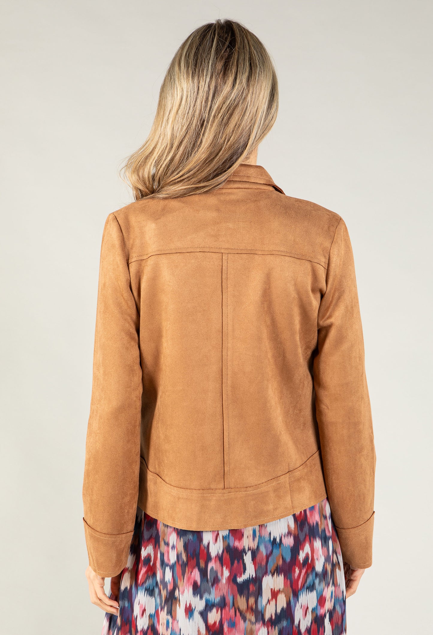 Suedette Biker Jacket