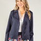 Suedette Biker Jacket