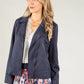 Suedette Biker Jacket