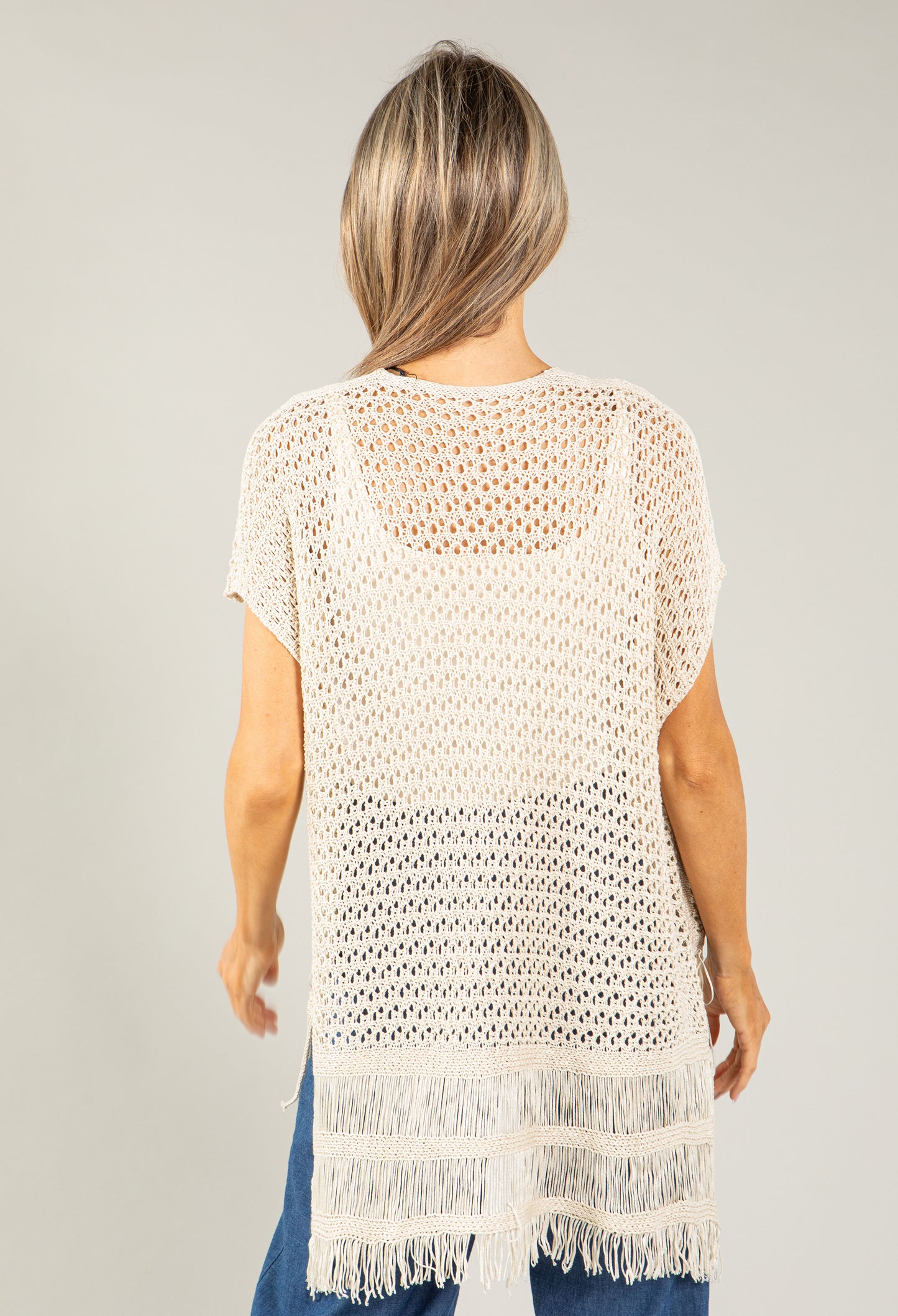 Crochet Sleeveless Cardi