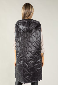 Longline Quilted Gilet