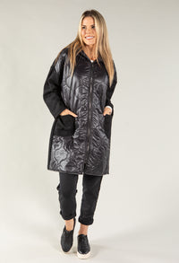 Boiled Wool Quilted Jacket