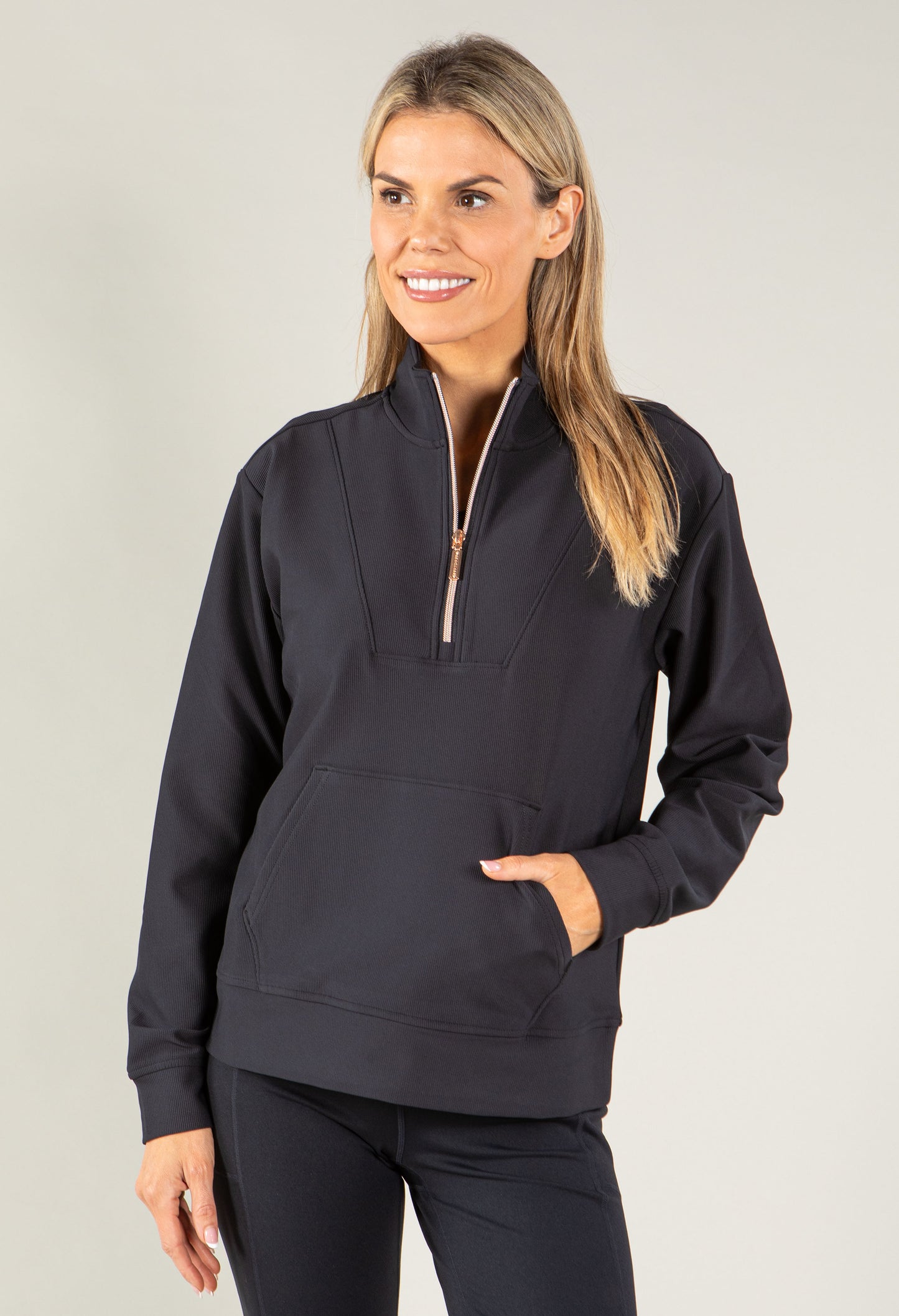 GO LUXE Rib 1/4 Zip