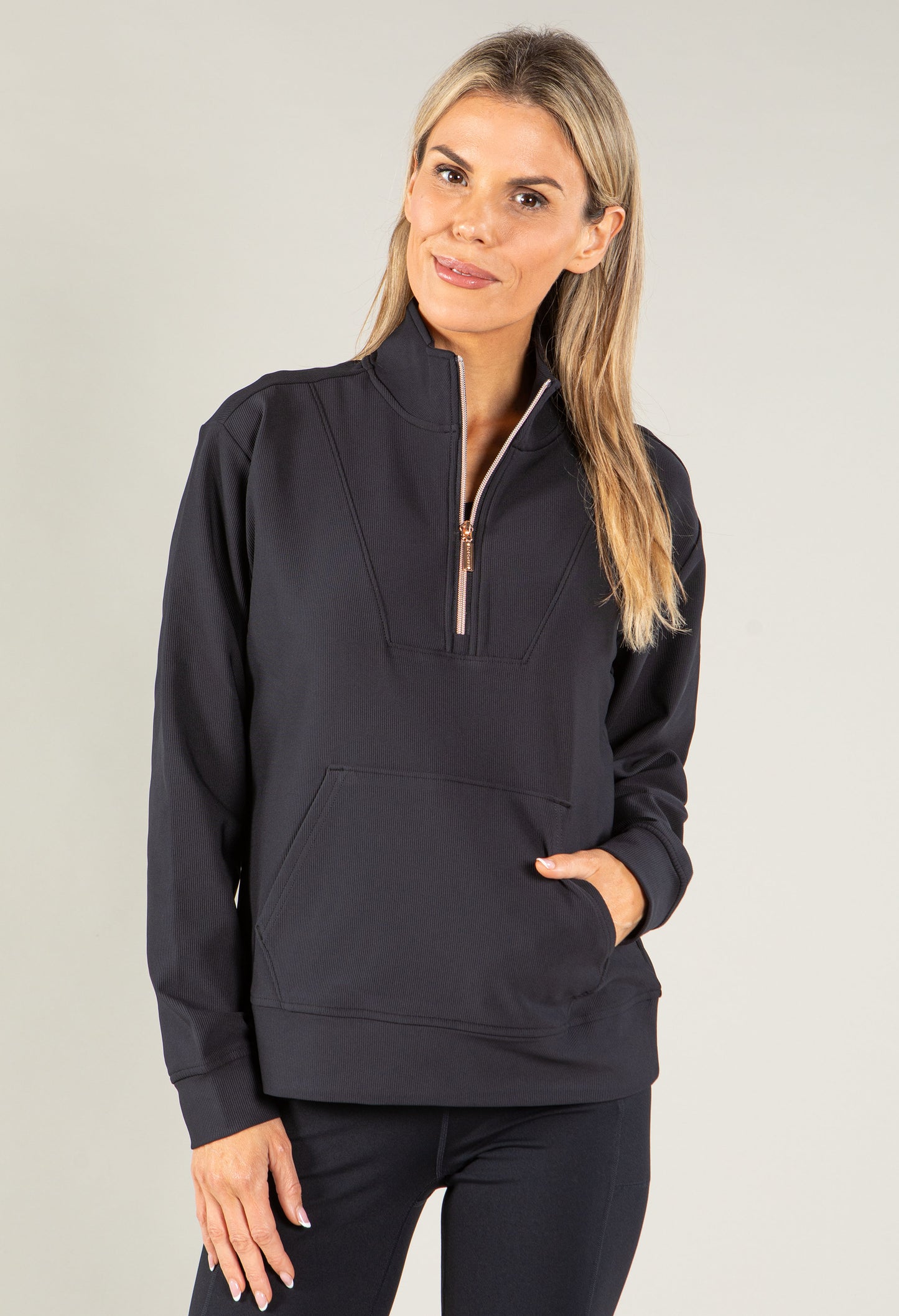 GO LUXE Rib 1/4 Zip