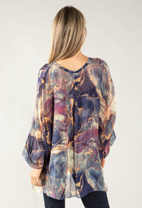 Marble Silk Shirt