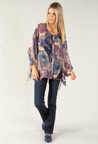 Marble Silk Shirt