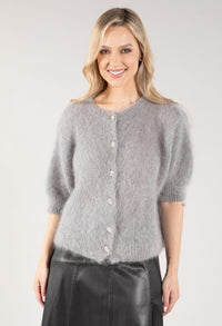 Luxury Diamante Buttoned Cardigan