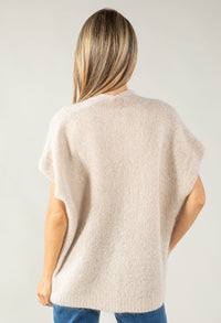 Luxury Sleeveless Open Cardigan