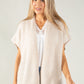 Luxury Sleeveless Open Cardigan