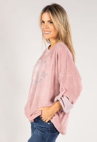 Cord Feel Diamante Jumper