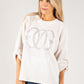 Cord Feel Diamante Jumper