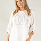 Cord Feel Diamante Jumper