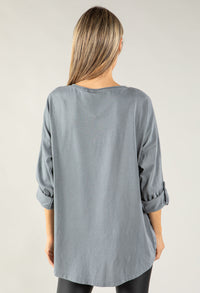 Graphic Front Relaxed Fit Top