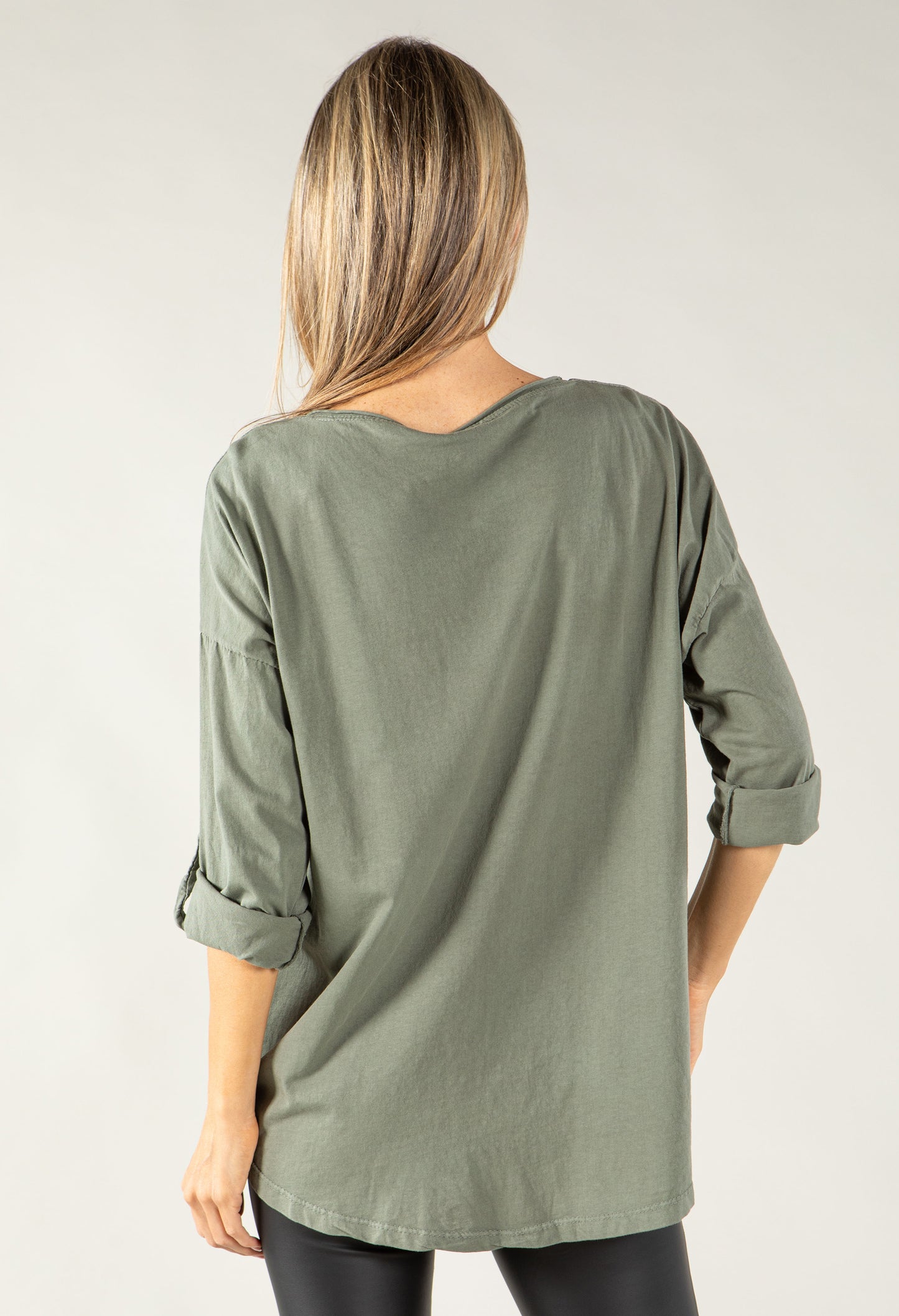 Graphic Front Relaxed Fit Top