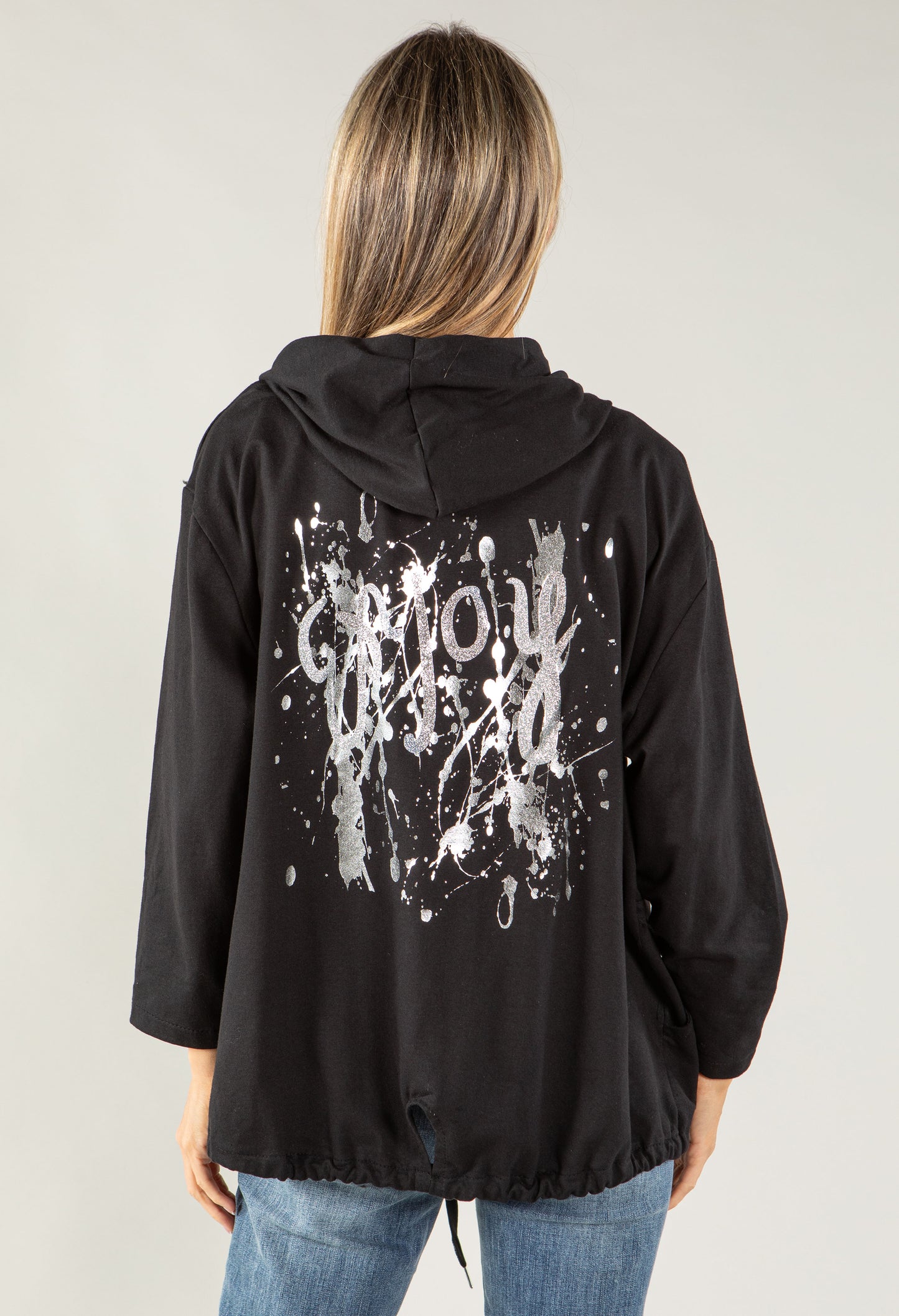 Graphic Back Detail Hoodie