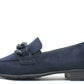 Faux Suede Chain Loafer