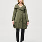 Memory Buttoned Cocoon Coat