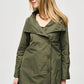 Memory Buttoned Cocoon Coat