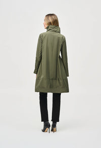 Memory Buttoned Cocoon Coat