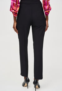 High-Rise Slim-Fit Trousers