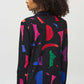 Abstract Print Blazer