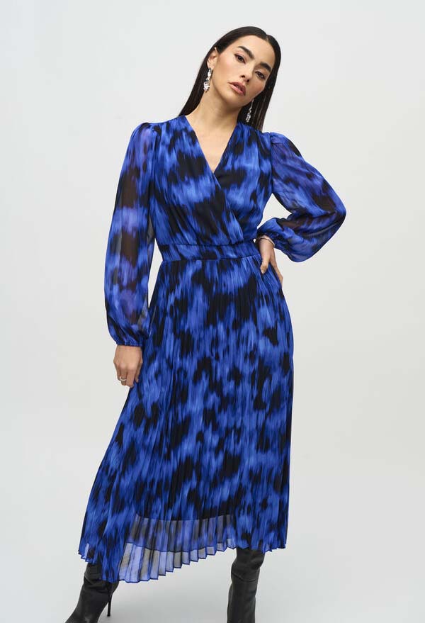 Maxi A-line Belted Dress