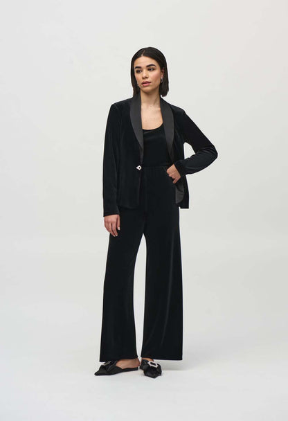 Velvet Wide-leg Trousers