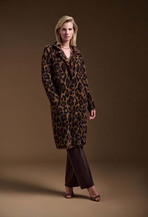 Leopard Print Coat